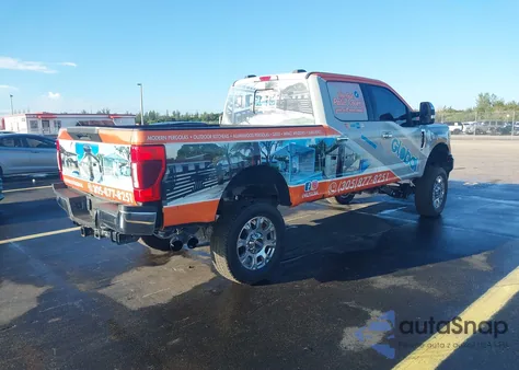 2021 Ford F-250 Lariat из США, поврежденный, VIN 1FT7W2BT7MED66854